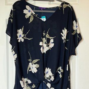 WEST KEI Allura Knot Detail Blouse